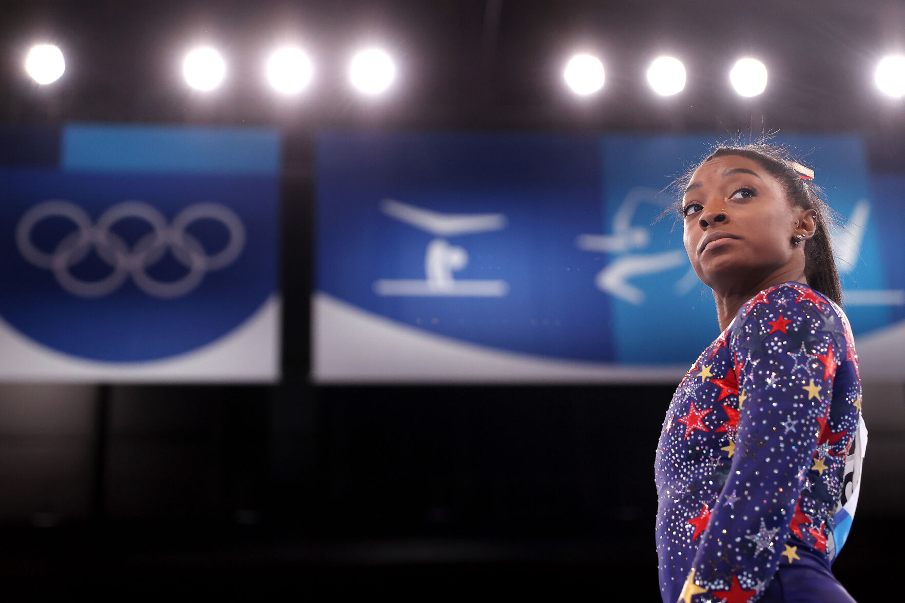 Simone Biles exits; ROC wins women's gymnastics